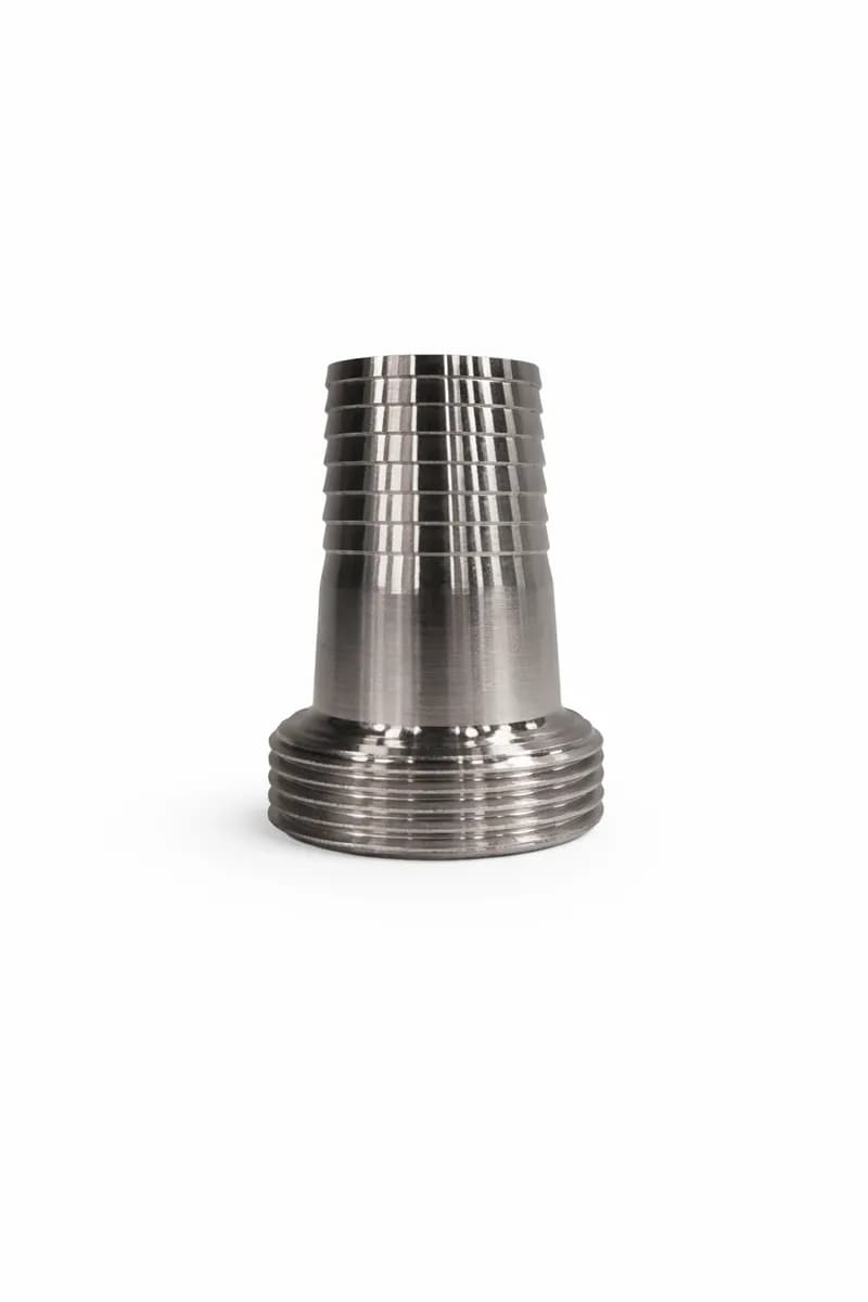 Raccords inox à ligaturer male 40 macon, inox 304