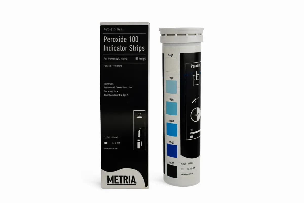 Bandelette Test contrôle peroxyde 