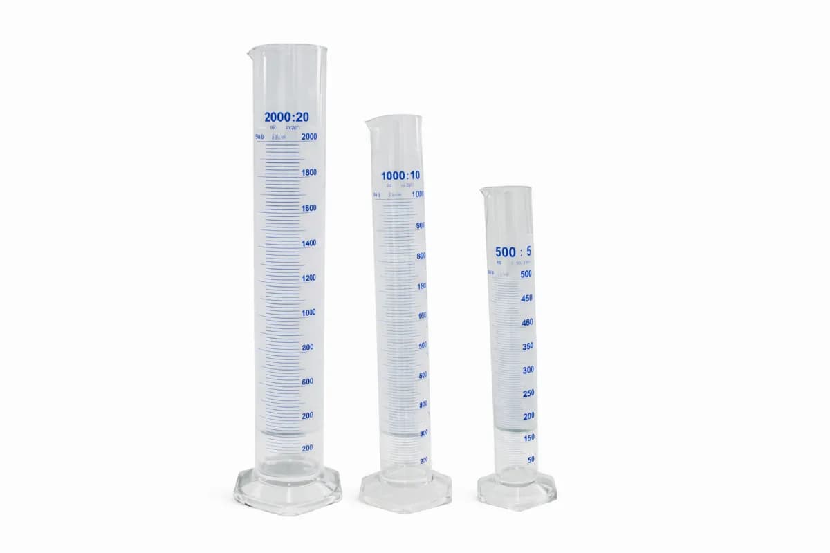 Éprouvettes verre graduées — 100 à 2000 ml